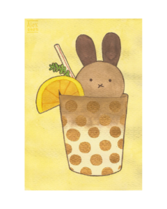 Sticker "Miffy Latte"