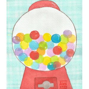 Print "Máquina de chicles"
